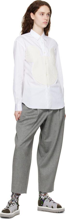 Suicoke Gray  White RAY-ab Sandals - Picture 4