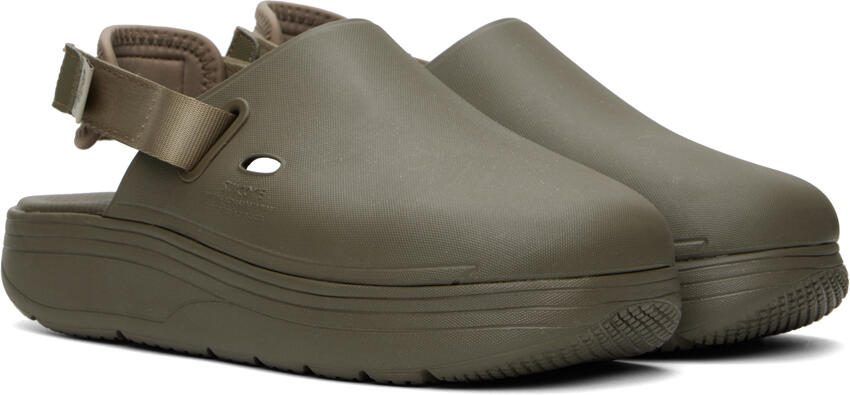 Suicoke Khaki Cappo Slippers - Picture 3