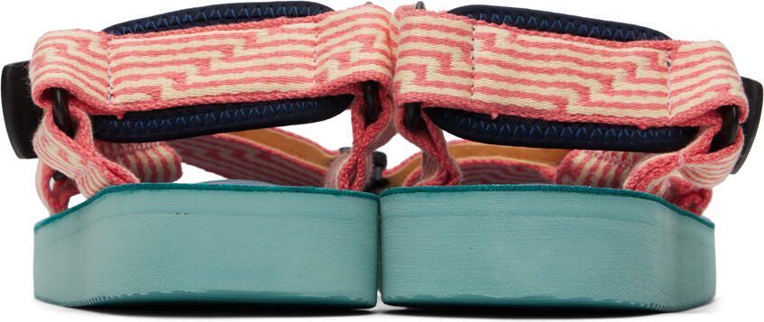 Suicoke Yellow  Pink DEPA-JC01 Sandals - Picture 9