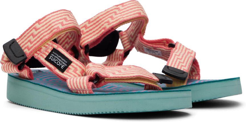 Suicoke Yellow  Pink DEPA-JC01 Sandals