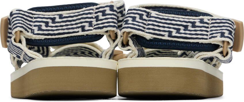 Suicoke Navy  Off-White DEPA-JC01 Sandals - Picture 3