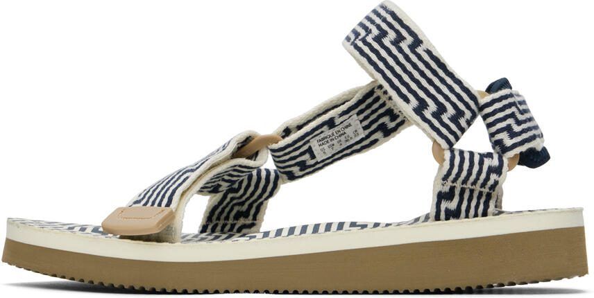 Suicoke Navy  Off-White DEPA-JC01 Sandals