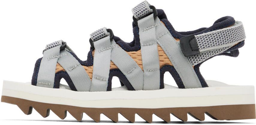 Suicoke Navy  White Zip-AB Sandals - Picture 3