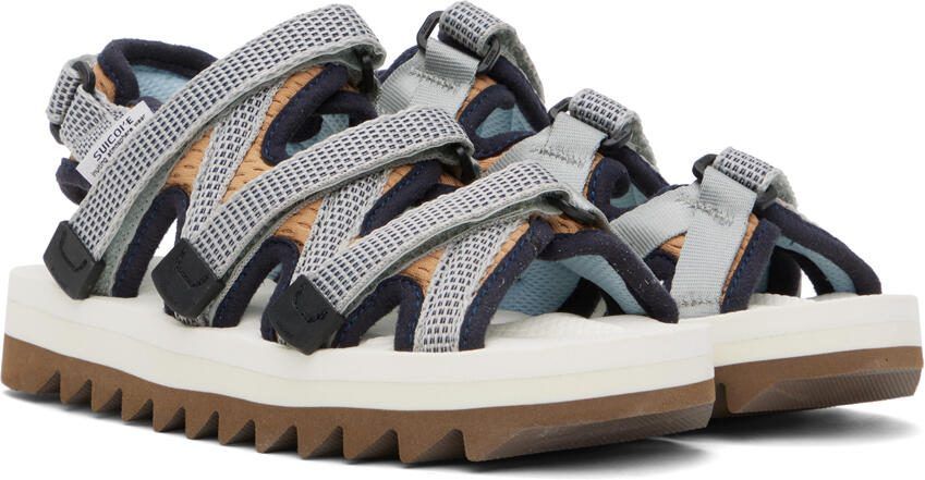 Suicoke Navy  White Zip-AB Sandals - Picture 2