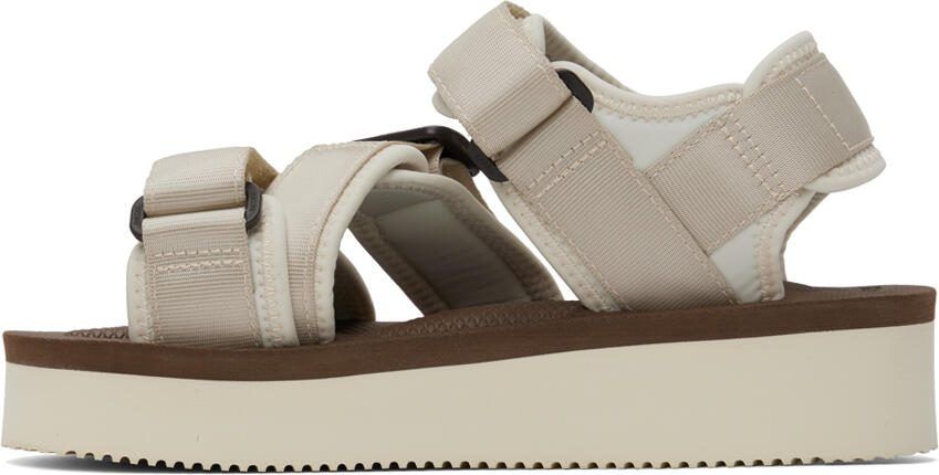 Suicoke Off-White  Brown KISEE-PO Sandals - Picture 3