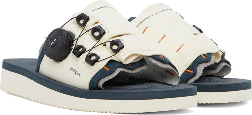 Suicoke Off-White  Navy LETA-ab Sandals - Picture 2