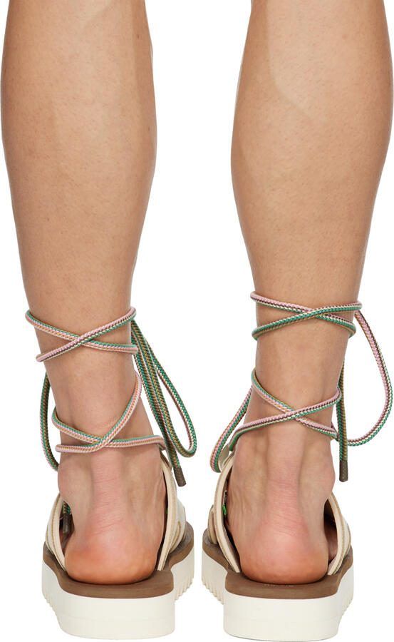 Suicoke Off-White  Brown RAY-ab Sandals - Picture 6