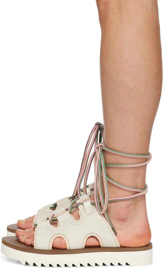 Suicoke Off-White  Brown RAY-ab Sandals - Picture 7