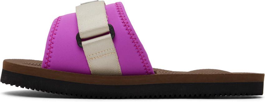 Suicoke Pink  Off-White PADRI sandals - Picture 3