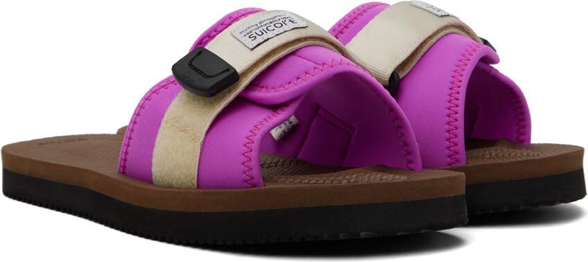 Suicoke Pink  Off-White PADRI sandals - Picture 2