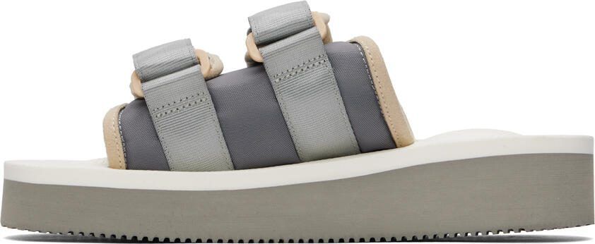 Suicoke White  Gray MOTO-PO Sandals - Picture 3