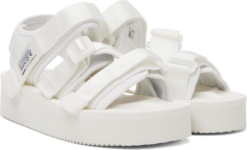 Suicoke White KISEE-PO Sandals - Picture 2