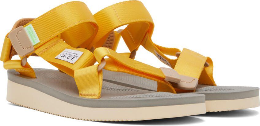 Suicoke Yellow  Beige DEPA-Cab Sandals - Picture 4