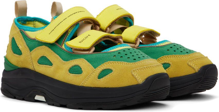 Suicoke Yellow  Green AKK-ab Sneakers - Picture 2