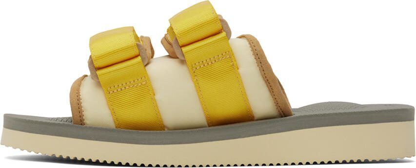 Suicoke Yellow  Off-White MOTO-Cab Sandals - Picture 5
