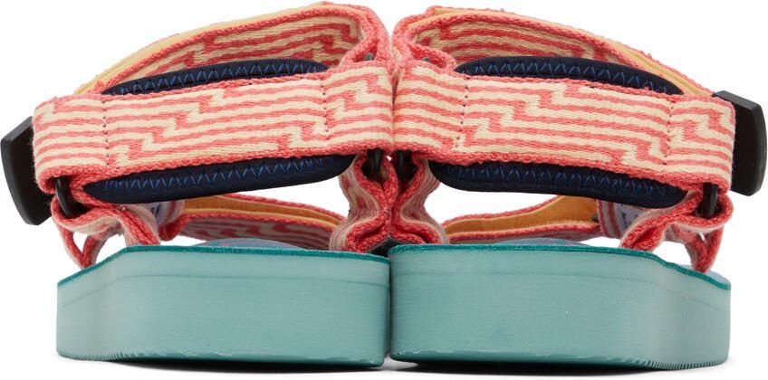 Suicoke Yellow  Pink DEPA-JC01 Sandals - Picture 2