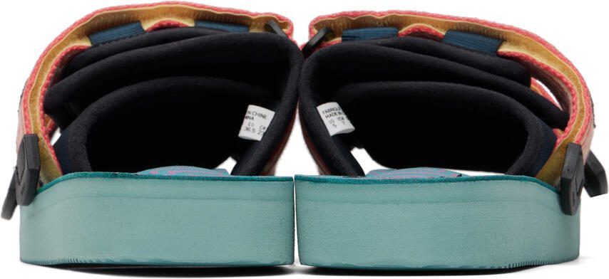 Suicoke Yellow  Pink MOTO-JC01 Sandals