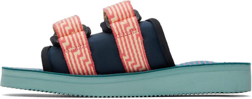 Suicoke Yellow  Pink MOTO-JC01 Sandals - Picture 3