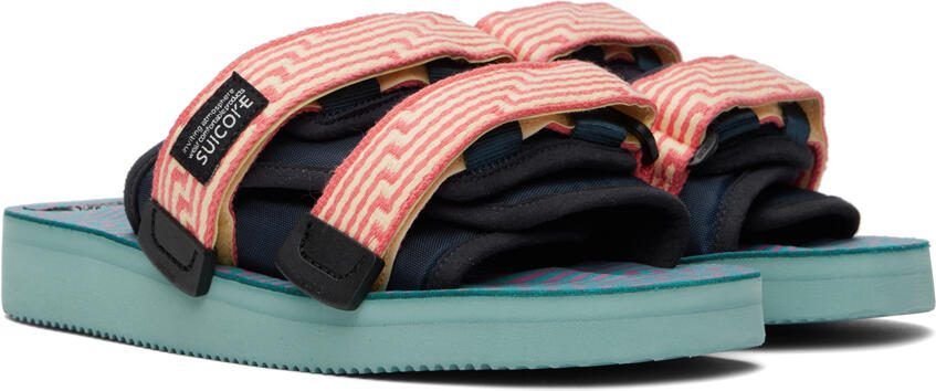 Suicoke Yellow  Pink MOTO-JC01 Sandals - Picture 2