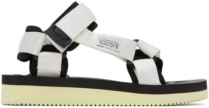 Suicoke White  Black Depa-V2 sandals