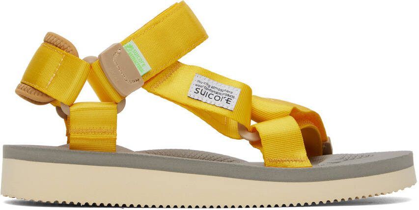 Suicoke Yellow  Beige DEPA-Cab Sandals - Picture 9