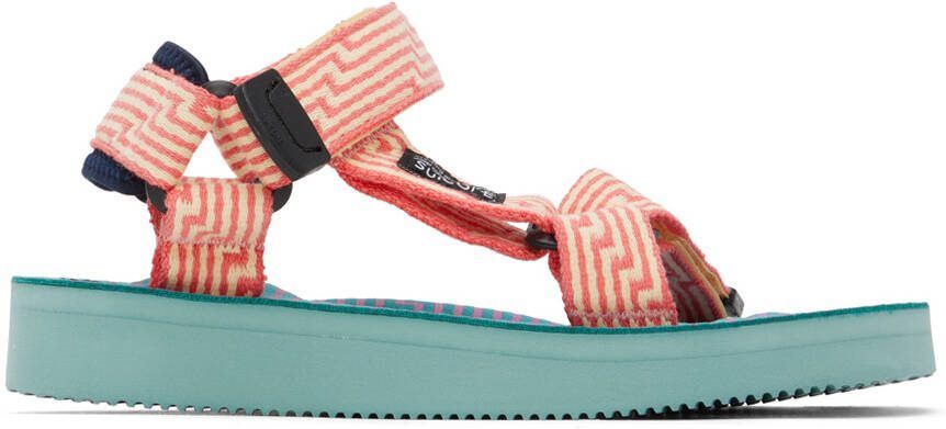 Suicoke Yellow  Pink DEPA-JC01 Sandals - Picture 3