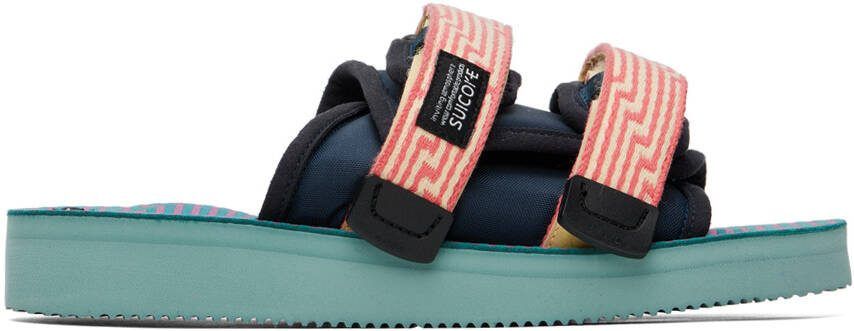 Suicoke Yellow  Pink MOTO-JC01 Sandals - Picture 5