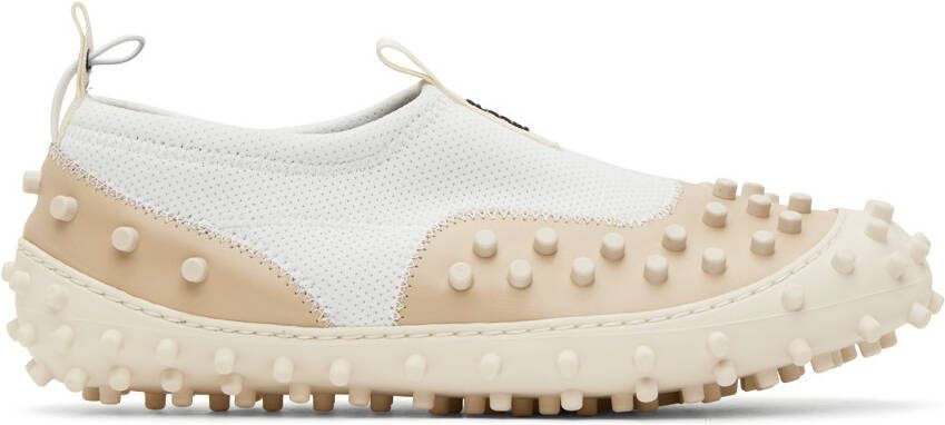 SUNNEI SSENSE Exclusive White  Beige 1000CHIODI Sneakers - Picture 5