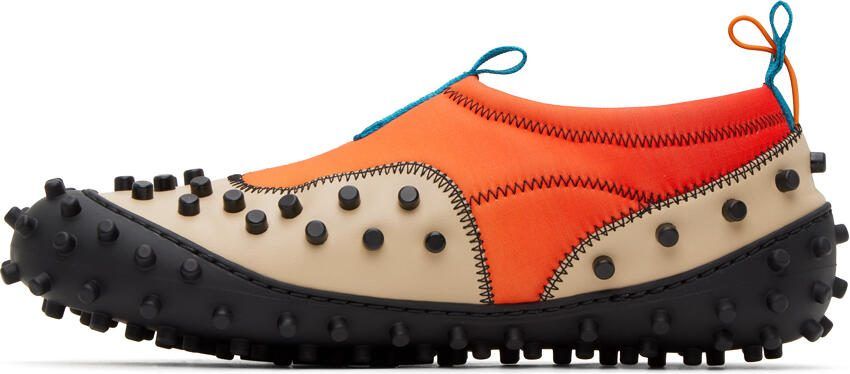 SUNNEI SSENSE Exclusive Orange  Beige 1000CHIODI Sneakers - Picture 3