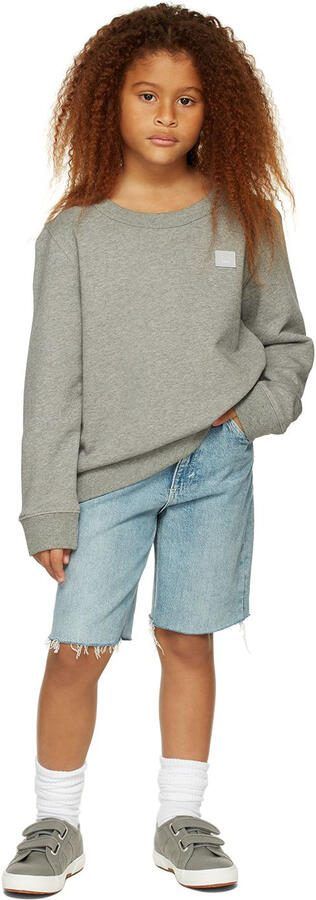 Superga Kids Grey Classic Velcro Sneakers - Picture 3