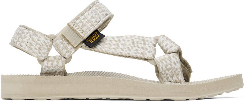 Teva Gray  White Original Universal Sandals - Picture 5