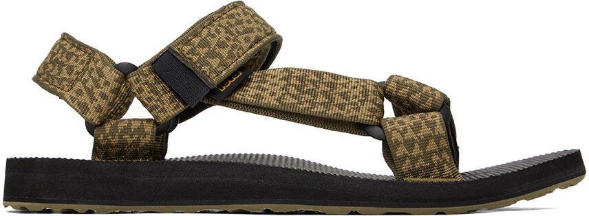 Teva Green  Brown Original Universal Sandals - Picture 5