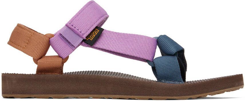 Teva Purple  Tan Original Universal Sandals - Picture 5