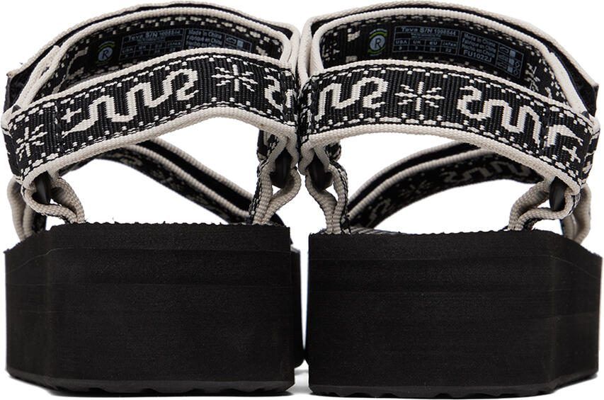 Teva Black Flatform Universal Sandals