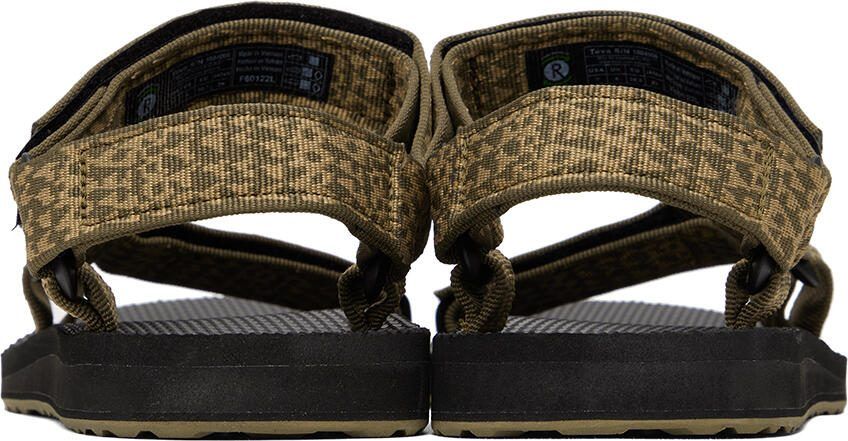 Teva Green  Brown Original Universal Sandals