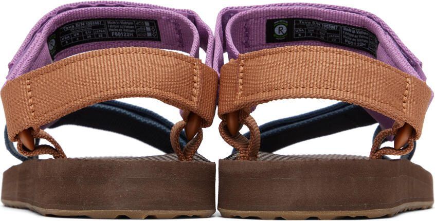 Teva Purple  Tan Original Universal Sandals