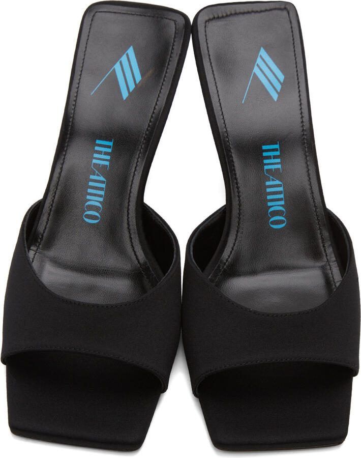 The Attico Black Anais Mules