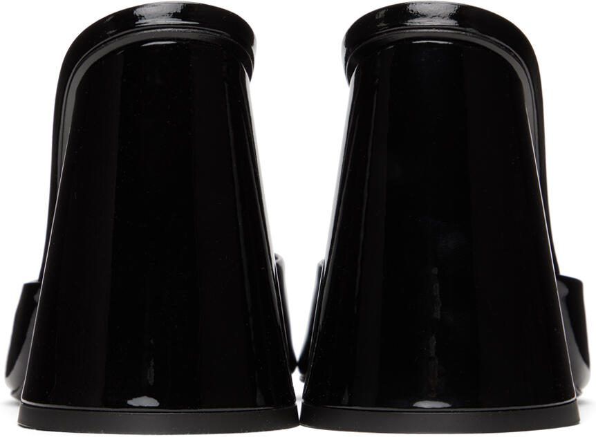 The Attico Black Luz Mules - Picture 5