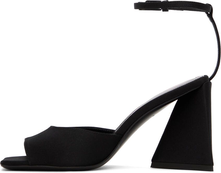 The Attico Black Piper Heeled Sandals - Picture 2