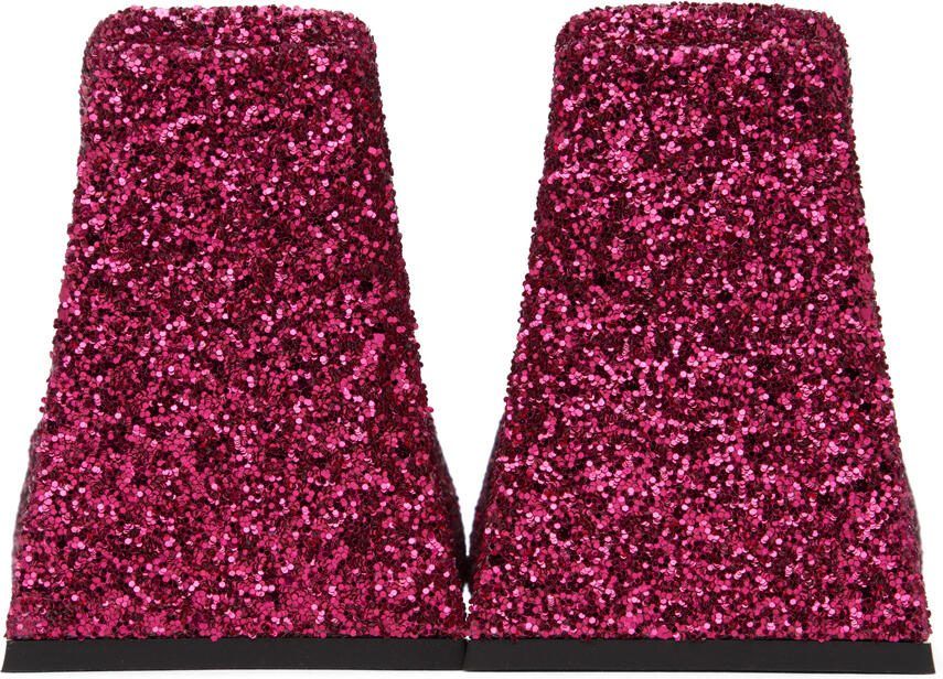 The Attico Pink Devon Mules