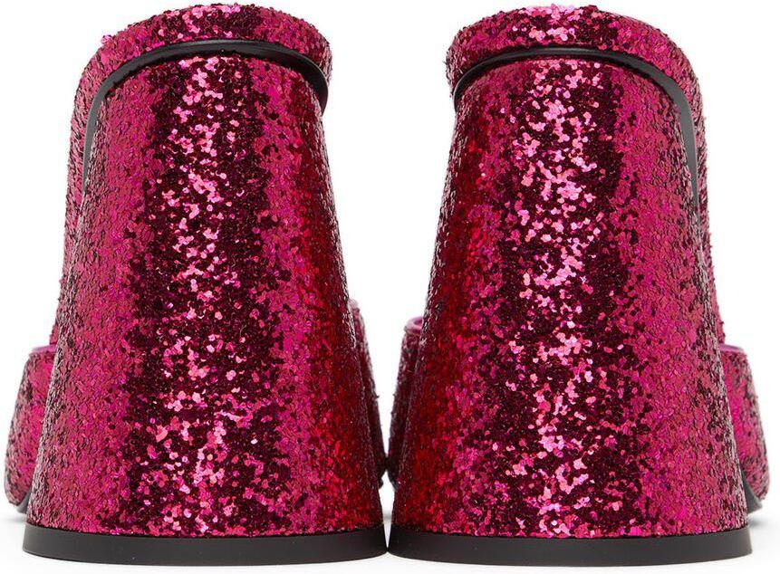 The Attico Pink Luz Heeled Sandals