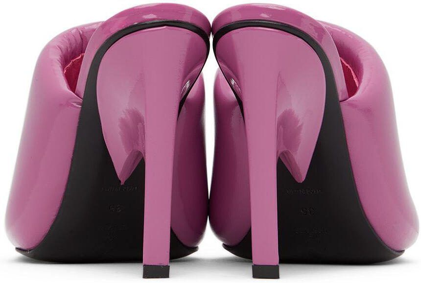 The Attico Pink Rem Heeled Sandals - Picture 5
