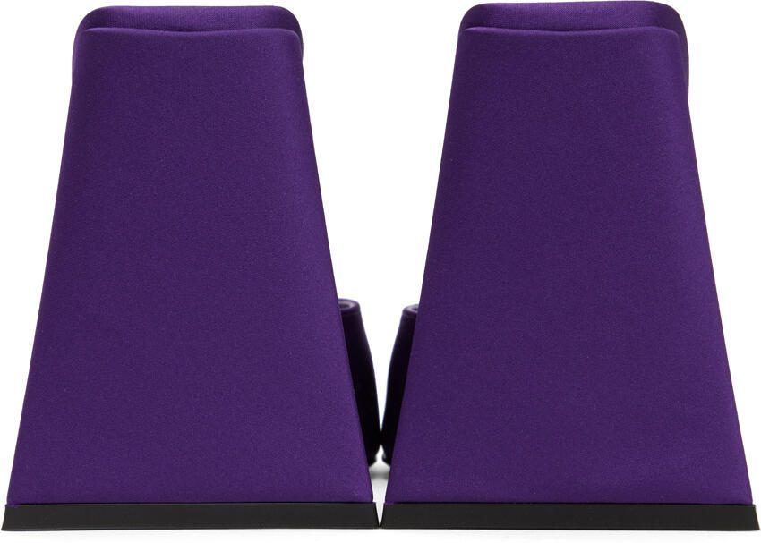 The Attico Purple Devon Mules