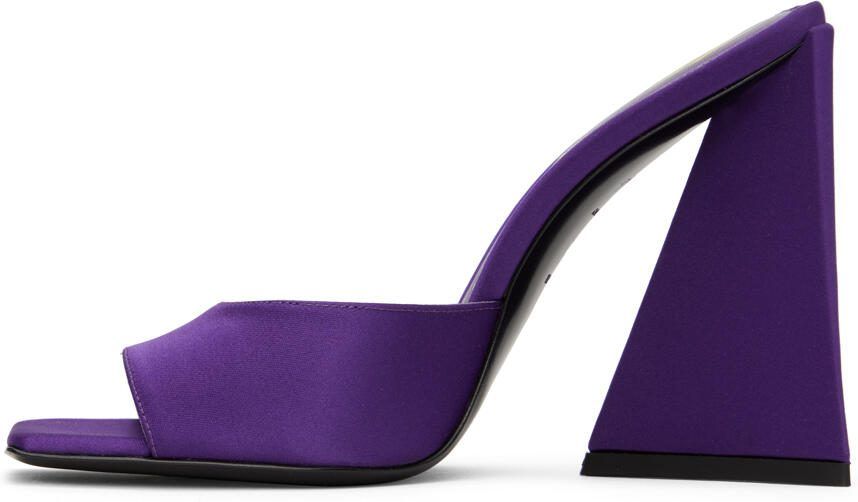 The Attico Purple Devon Mules - Picture 2