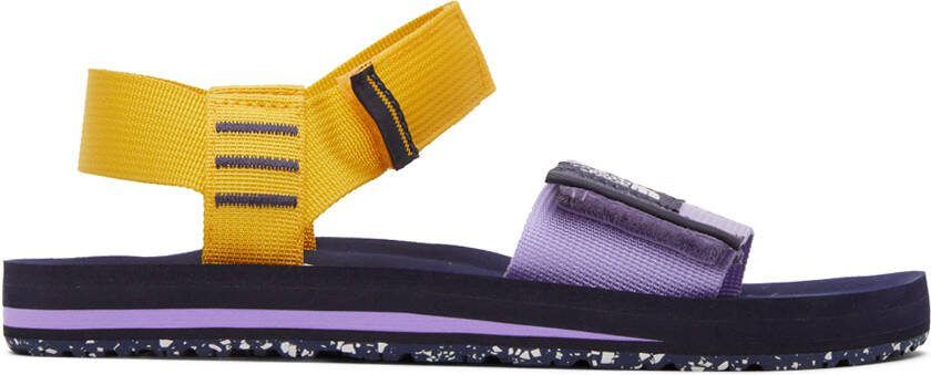 The North Face Blue  Yellow Skeena Sandals - Picture 5