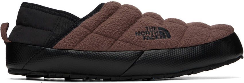 The North Face Brown  Black ThermoBall Traction V Denali Mules - Picture 4
