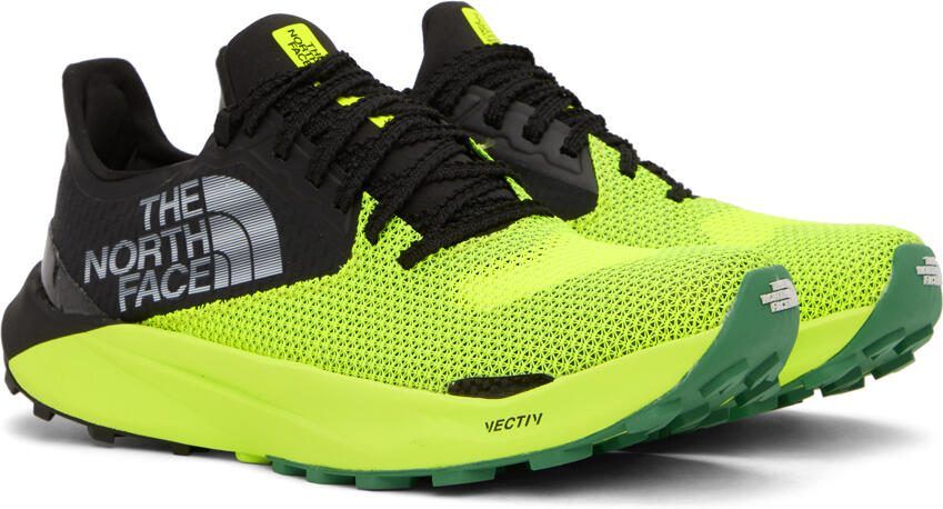 The North Face Black  Yellow Summit Series Vectiv Pro Sneakers