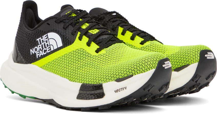The North Face Black  Yellow Summit Series Vectiv Pro Sneakers - Picture 2
