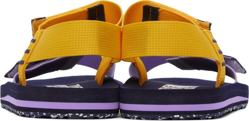 The North Face Blue  Yellow Skeena Sandals