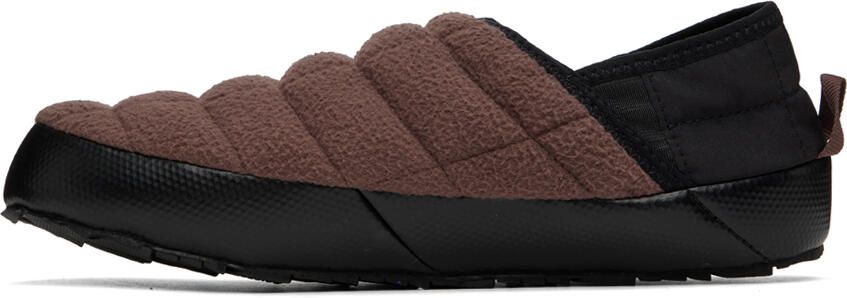 The North Face Brown  Black ThermoBall Traction V Denali Mules - Picture 3